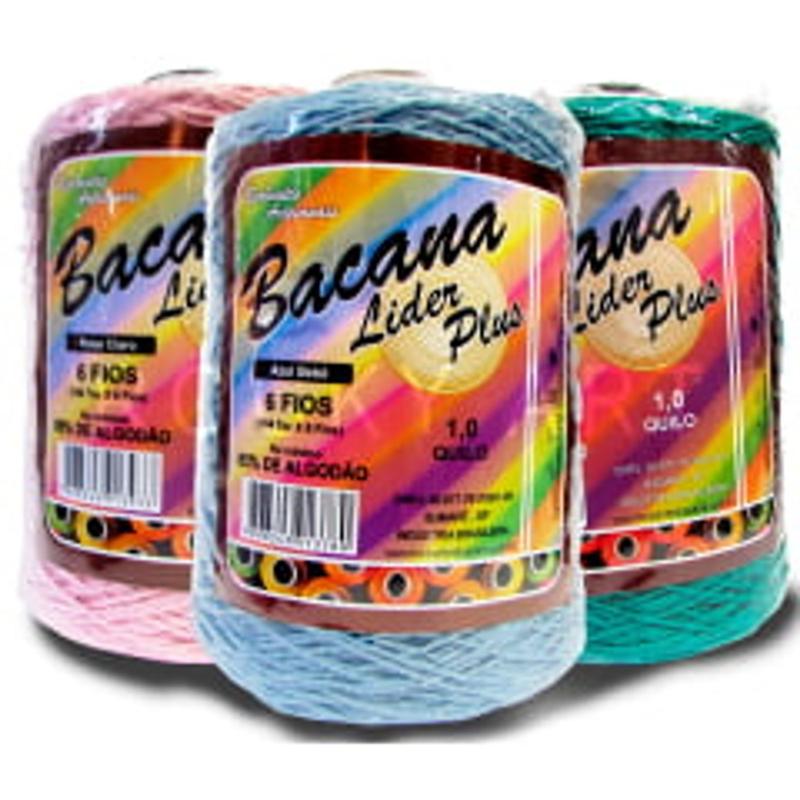 Barbante Bacana Lider Plus 1kg Cores 6 Fios | Magalu Empresas